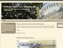 Tablet Screenshot of hoffmanpecanfarm.com